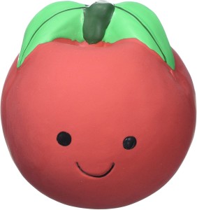 DOG TOY FOODIE FACES LATEX TOMATO